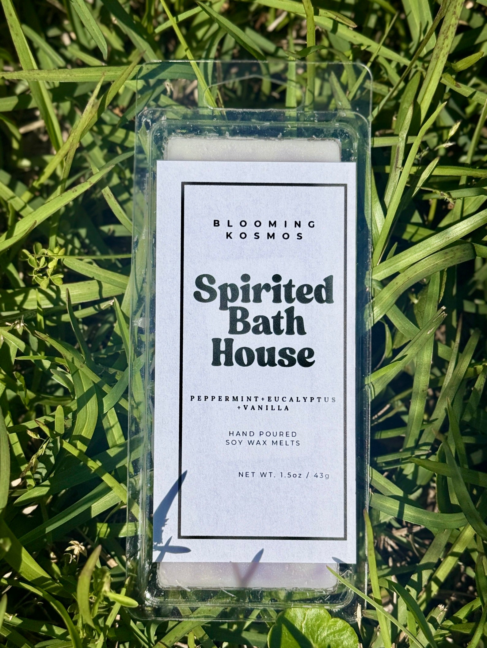 Spirited Bathhouse Snap Bar Wax Melt